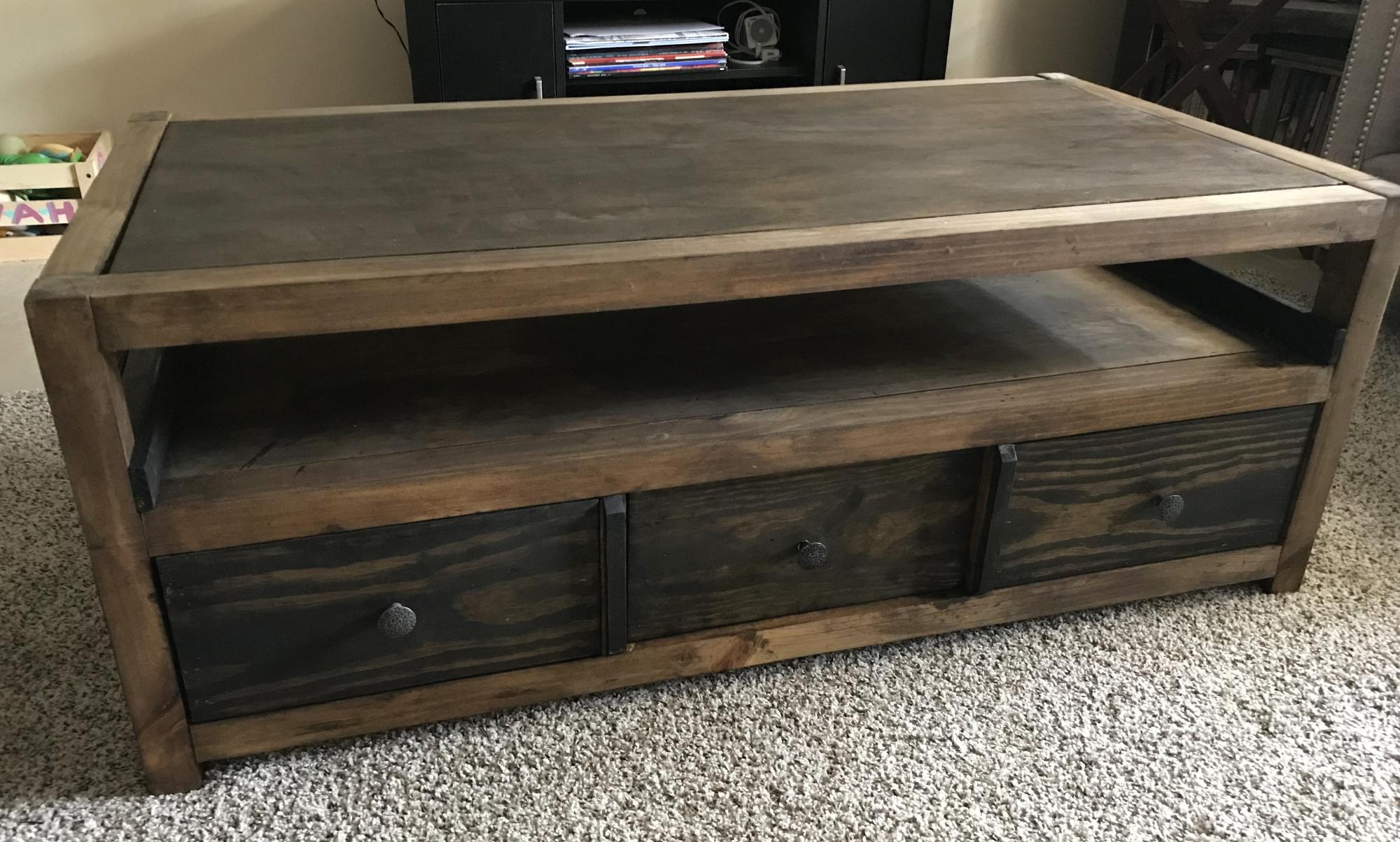 Storage Coffee Table Ana White